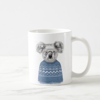 Winter Koala Coffee Mug by bsolti at Zazzle