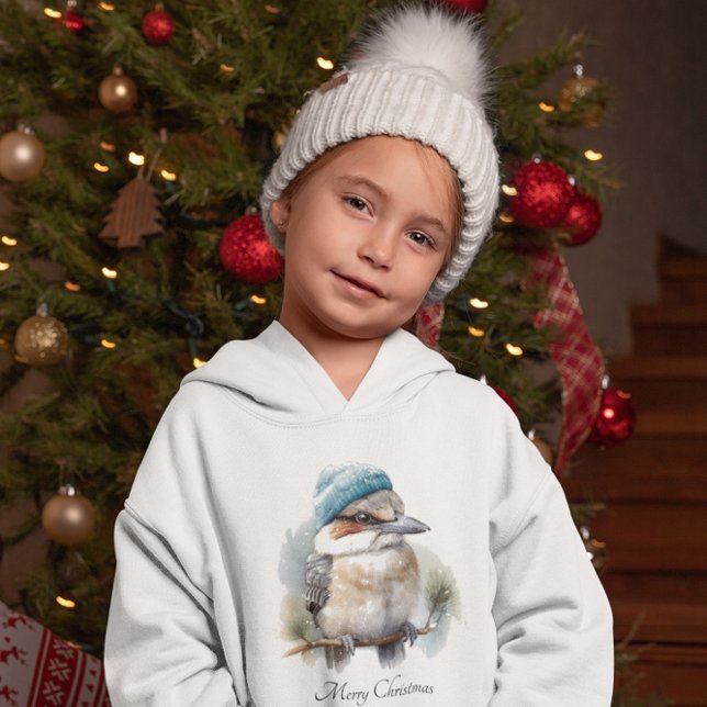 Winter Kookaburra Wishes, custom Hoodie (Creator Uploaded)
