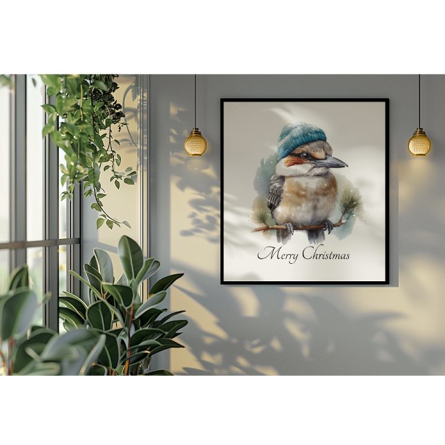 Winter Kookaburra Wishes, custom Poster (Creator Uploaded)