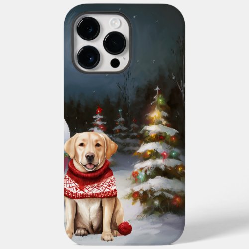 Winter Labrador Caravan Christmas Adventure Case_Mate iPhone 14 Pro Max Case