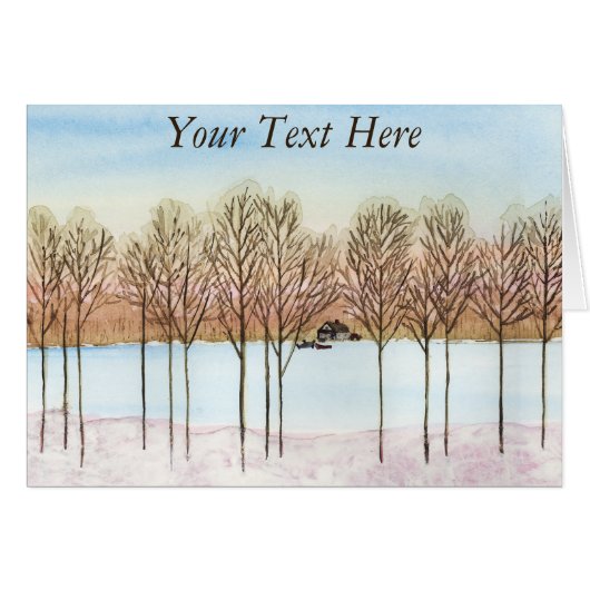 Winter Lake Cards (Front Horizontal)