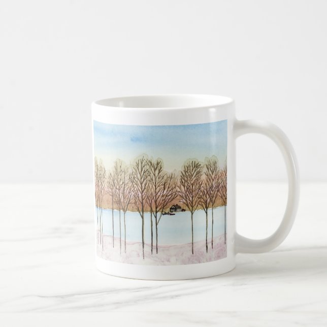 Winter Lake Coffee Mug (Right)