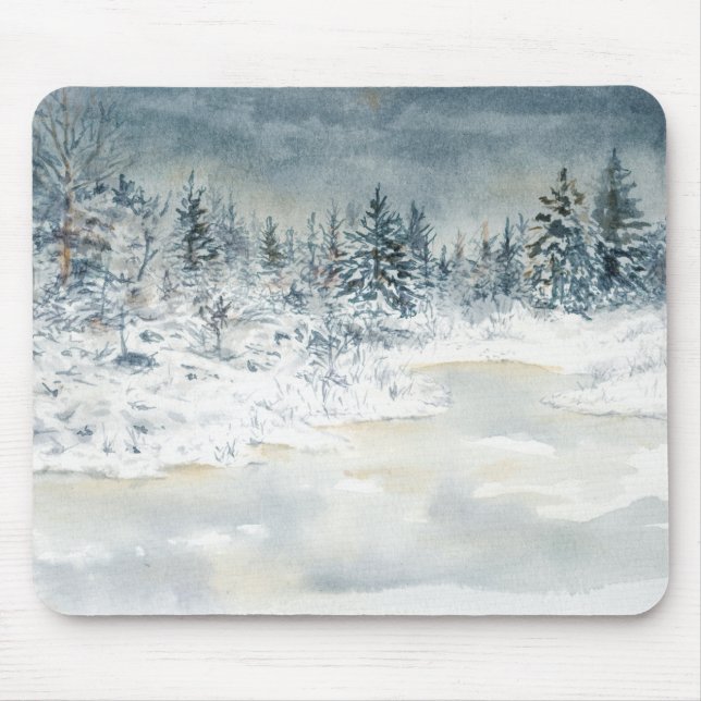 Winter Lake Mousepad (Front)