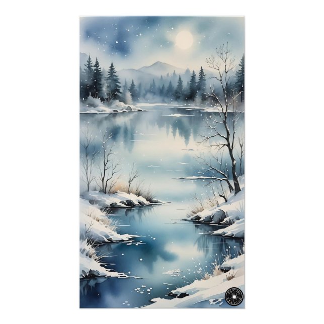 Winter Lake Print (Front)