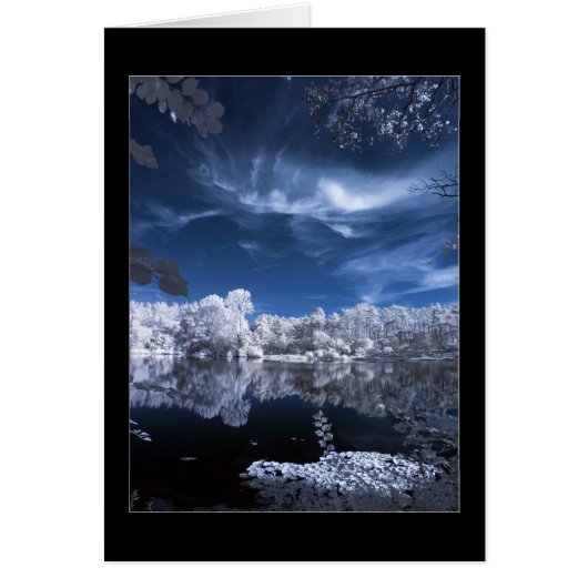 winter lake scene cards (Front)