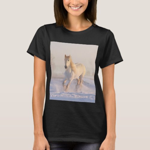 winter land horse T_shirt