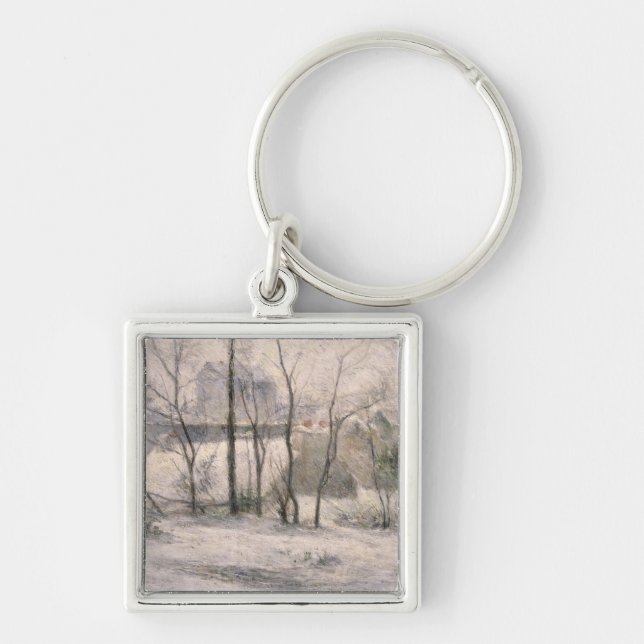 Winter Landscape, 1879 Keychain (Front)