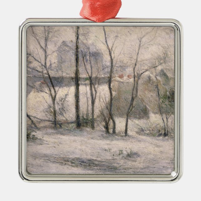 Winter Landscape, 1879 Metal Ornament (Front)