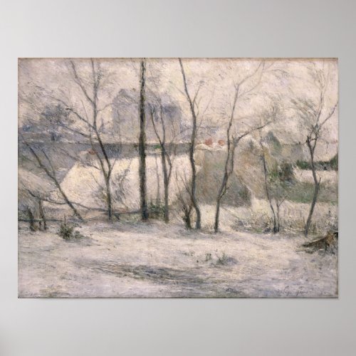 Winter Landscape 1879 Poster