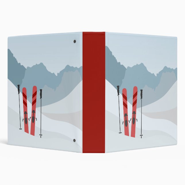 Winter landscape 3 ring binder (Background)