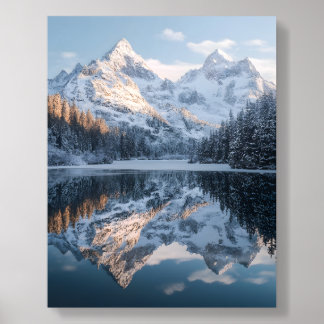 Winter Landscape Acrylic Photo Tile