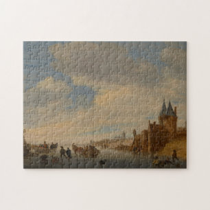 Winter Landscape at Arnhem 1653 Jigsaw Puzzle