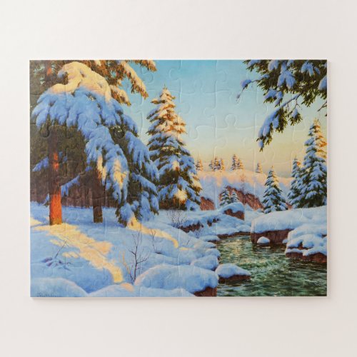 Winter landscape Bessonof  Jigsaw Puzzle
