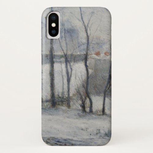 Winter Landscape by Paul Gaugin iPhone X Case