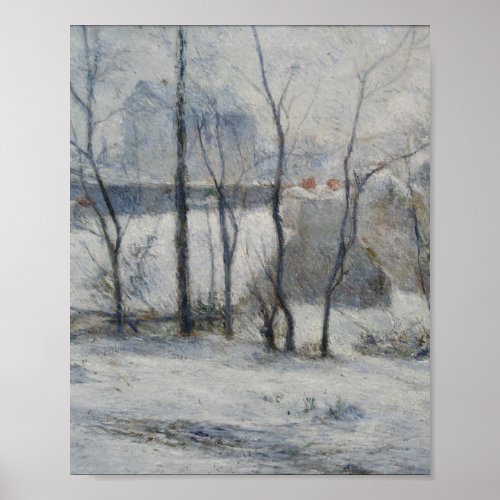 Winter Landscape by Paul Gaugin Poster