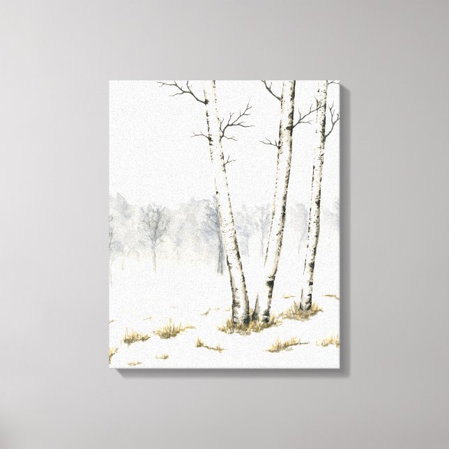 Winter Landscape Canvas Print (Front)