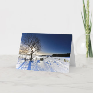 Winter Landscape Card