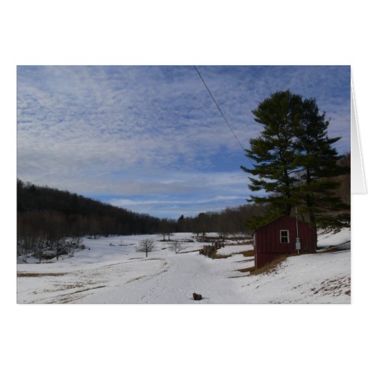 Winter Landscape Cards (Front Horizontal)