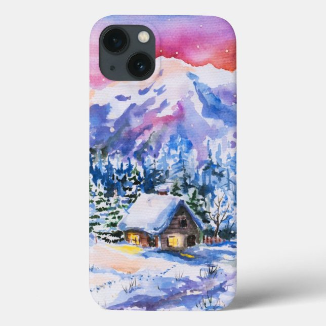 Winter landscape Case-Mate iPhone case (Back)
