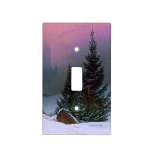 Winter Landscape Caspar David Friedrich Light Switch Cover