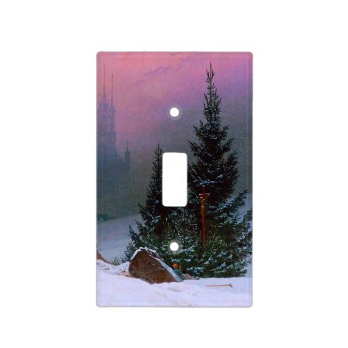 Winter Landscape Caspar David Friedrich Light Switch Cover