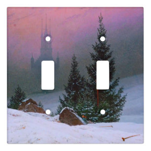 Winter Landscape Caspar David Friedrich Light Switch Cover