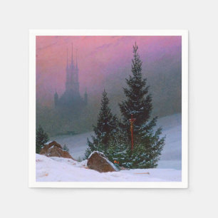 Winter Landscape Caspar David Friedrich Napkins