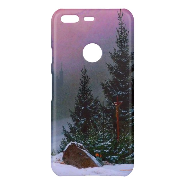 Winter Landscape Caspar David Friedrich Uncommon Google Pixel Case (Back)
