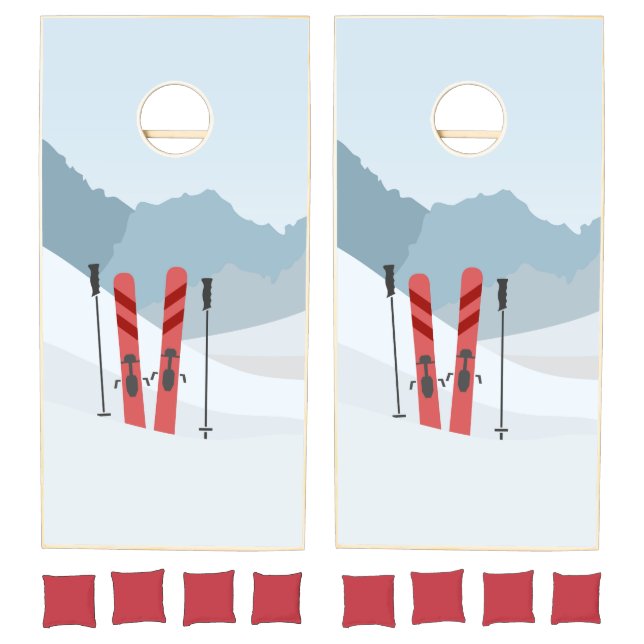 Winter landscape cornhole set (Set)