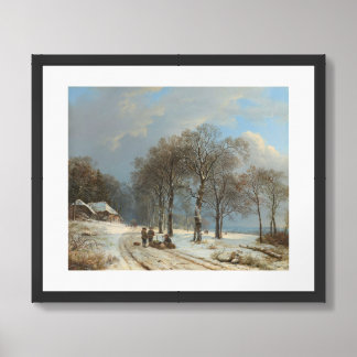 Winter Landscape Framed Art