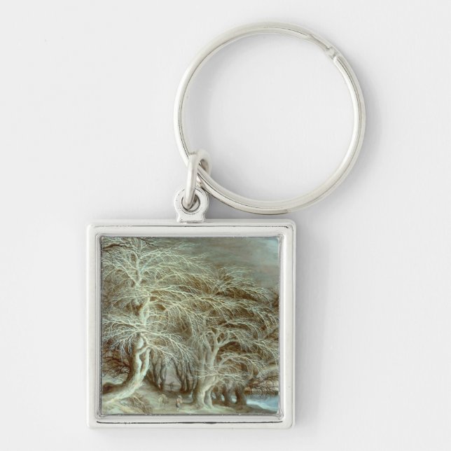 Winter Landscape Gijsbrecht Leytens Keychain (Front)