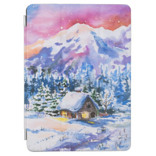 Winter landscape iPad air cover
