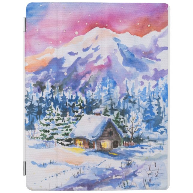 Winter landscape iPad air cover (Front)