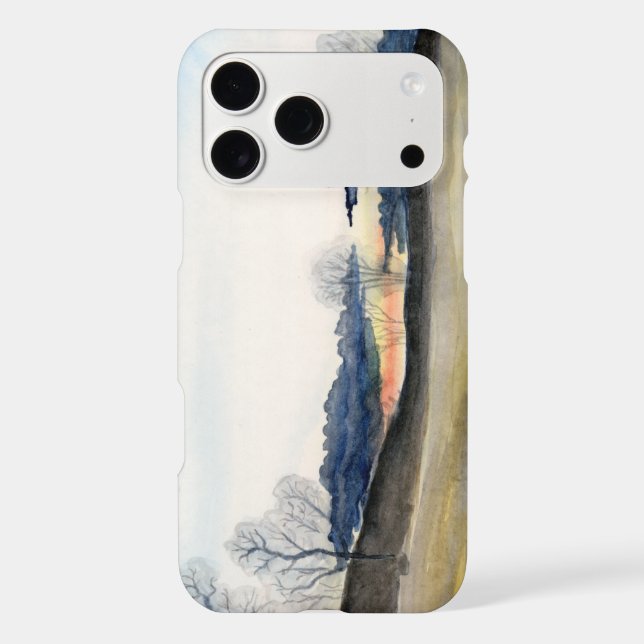 Winter Landscape Iphone Case (Back)