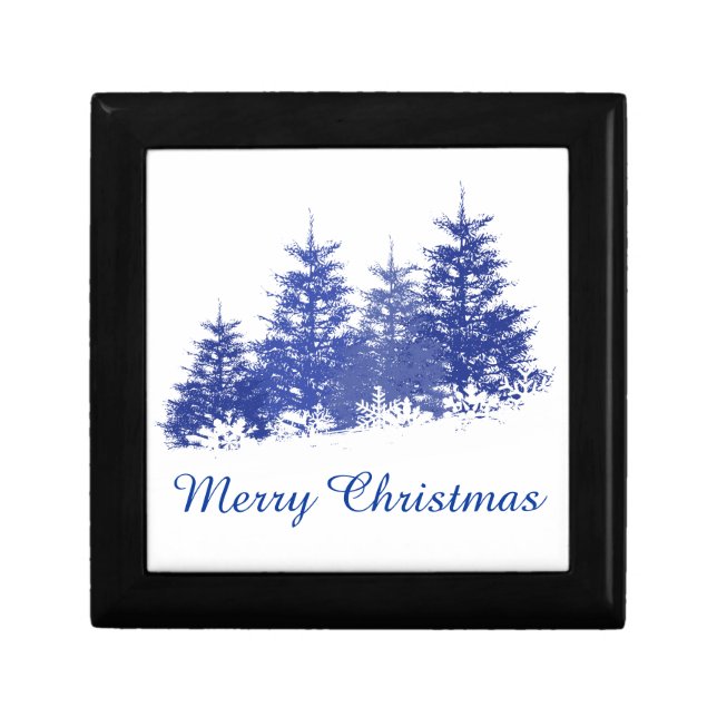 Winter landscape jewelry box (Front)