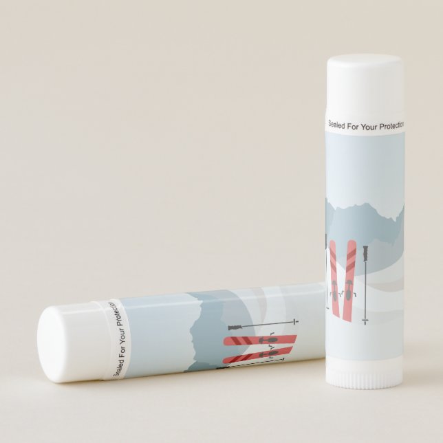 Winter landscape lip balm (Front)