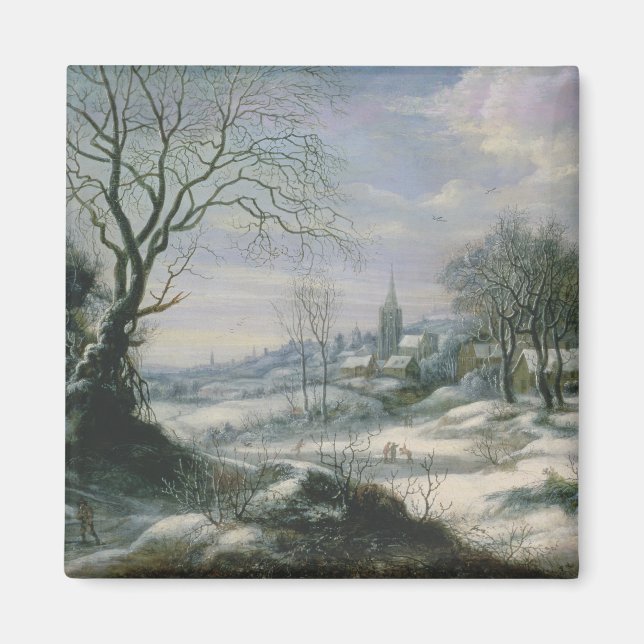 Winter landscape magnet (Front)