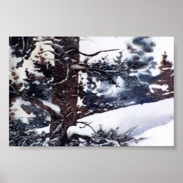 Winter Landscape Mini-Poster Poster (Front)