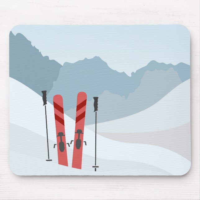 Winter landscape mouse pad (Front)