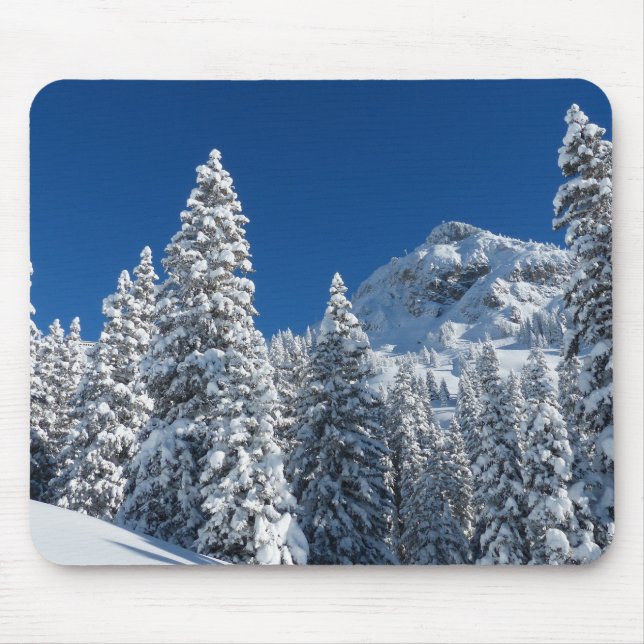Winter landscape mouse pad (Front)