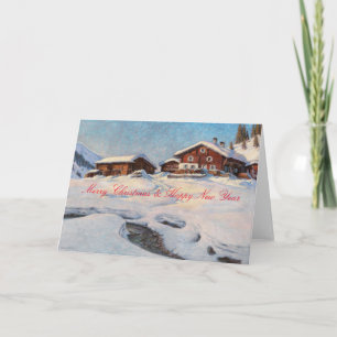 Winter Landscape near Davos  Card