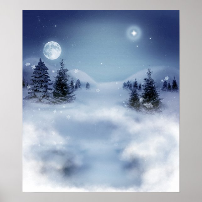 Winter Landscape Poster (Front)