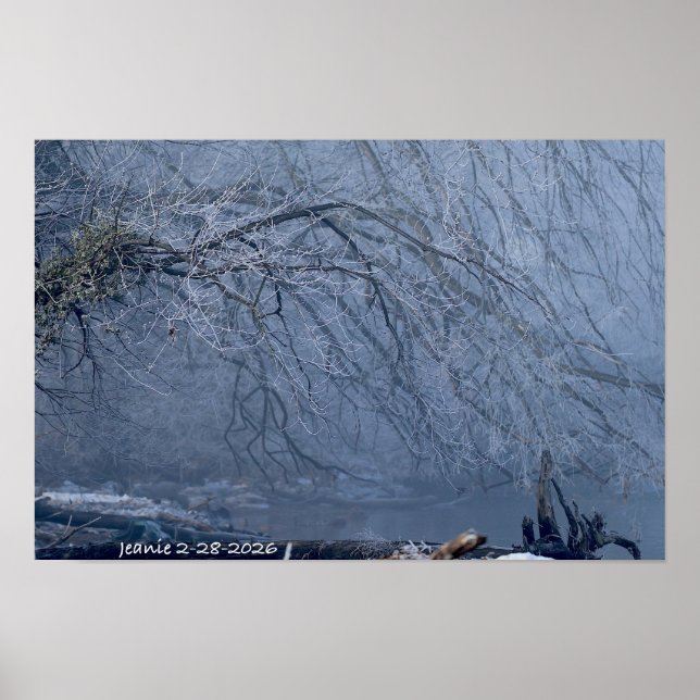 Winter landscape  poster (Front)