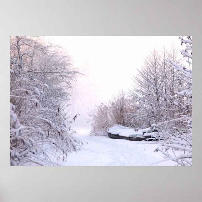 Winter landscape poster (Front)