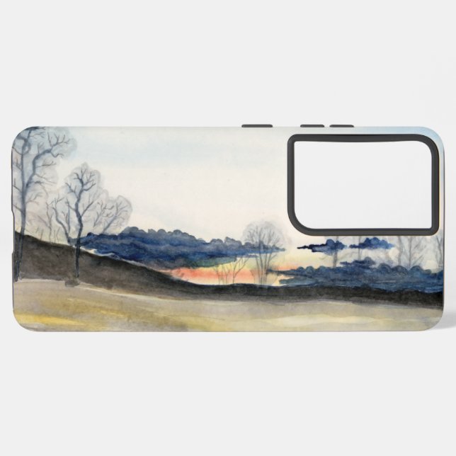 Winter Landscape Samsung Galaxy Case (Back Horizontal)