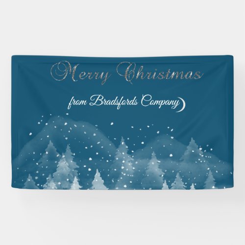 Winter Landscape Snow Banner