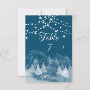Winter Landscape Snow Invitation