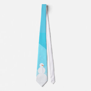 Winter landscape tie