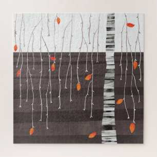 Winter Landscape Tree Art Jigsaw Puzzle