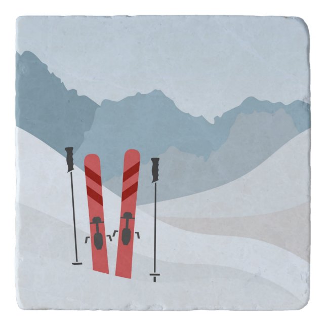 Winter landscape trivet (Front)